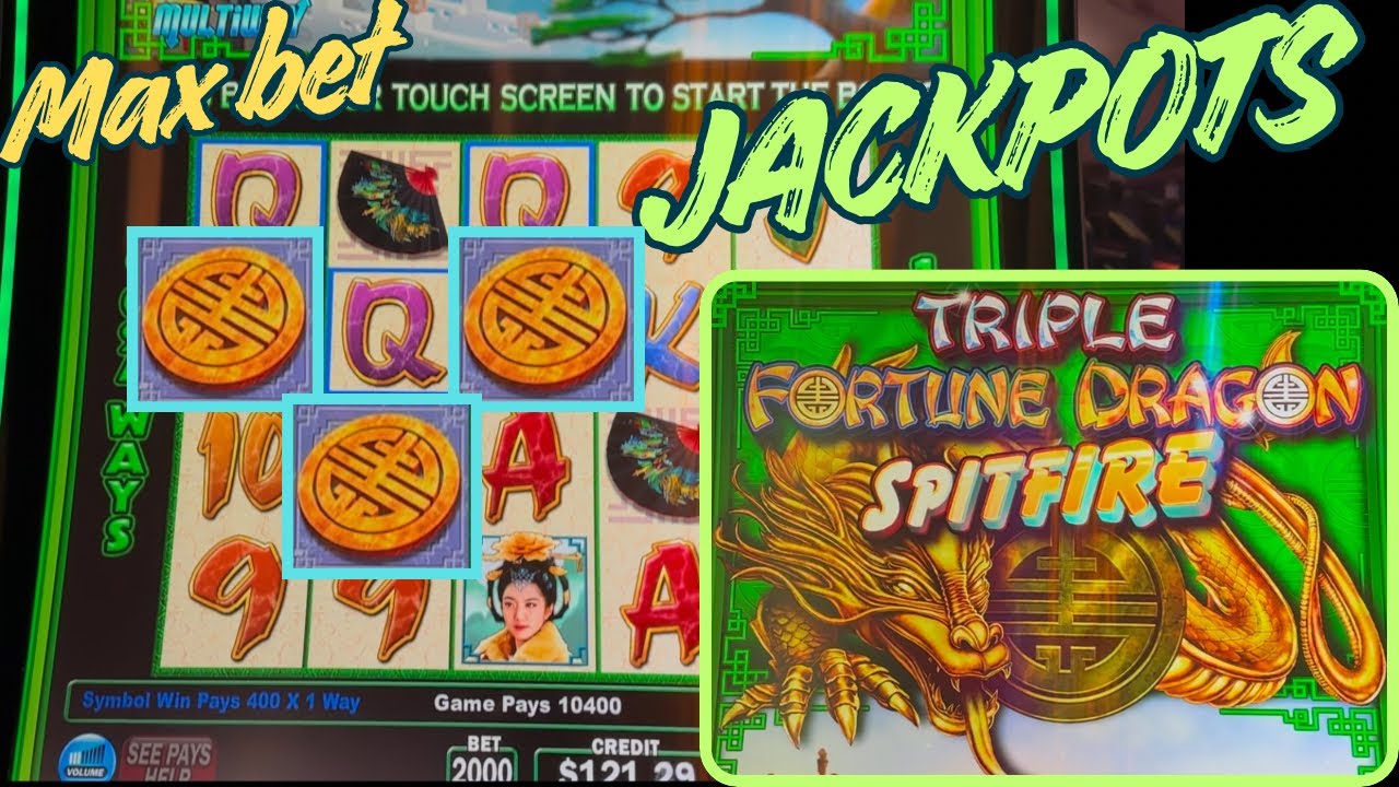 SPITFIRE 🐲 Джекпоты по $20 🐉 Triple Fortune Dragon High Limit