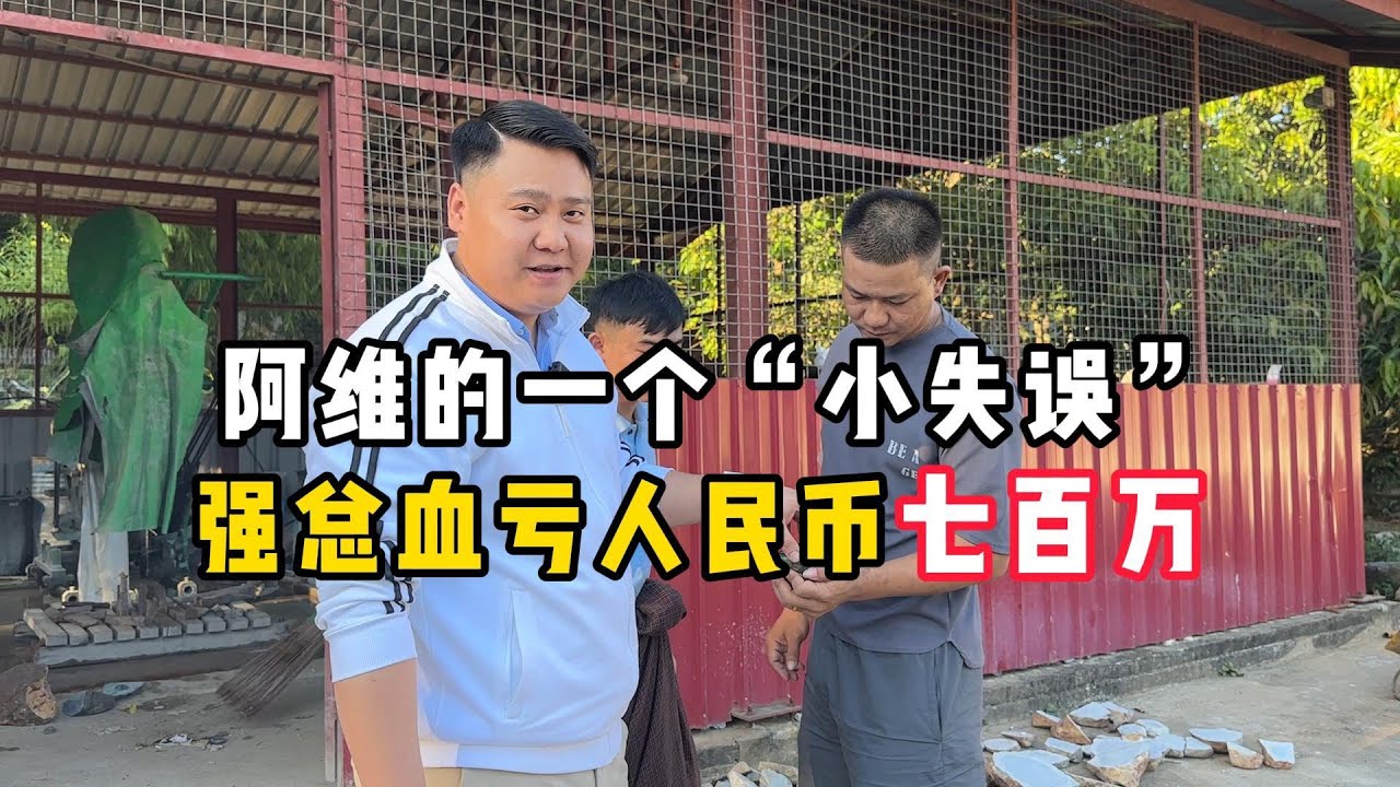 阿维的一个“小失误”！强总血亏人民币七百万！—— #翡翠挂件 #翡翠 #翡翠手鐲 #翡翠直播 #翡翠手镯 #翡翠原石 #翡翠玉石 #翡翠玉 #翡翠吊墜 #翡翠戒面 #缅甸翡翠 #天然翡翠