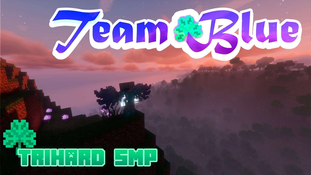 Promotional video of the Team Blue on TriHardSMP