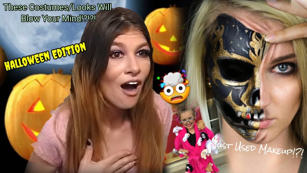 These Halloween Costumes/Makeup Looks Will BLOW Your' Mind!! | SelfTaught Beauty