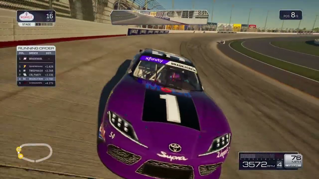 Celsius Xfinity Series Race 4/18 @ Nashville #54 POV
