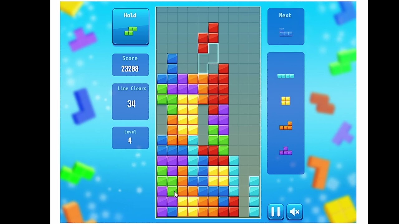 テトリス 無料ゲーム【Tetris HTML5】ダウンロード不要 #35