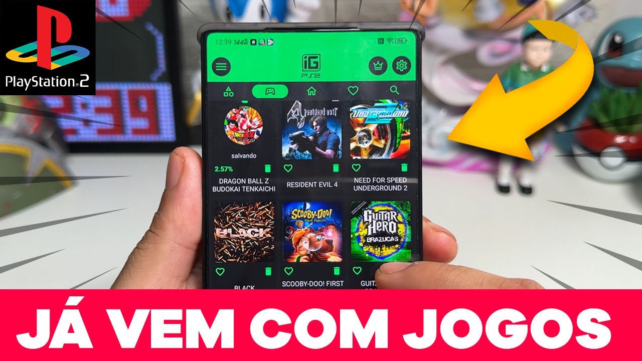 NOVO INCRÍVEL APP BRASILEIRO PARA JOGAR PS2 NO ANDROID - iGames PS2