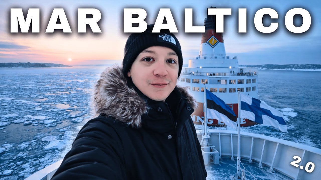 Ho Attraversato il MAR BALTICO in PIENO INVERNO 🇪🇪🇫🇮