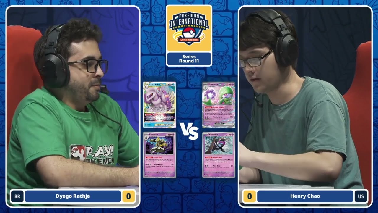 TCG Dyego Rathje Vs Henry Chao 2025 Pokémon Latin America International Championships Swiss R11