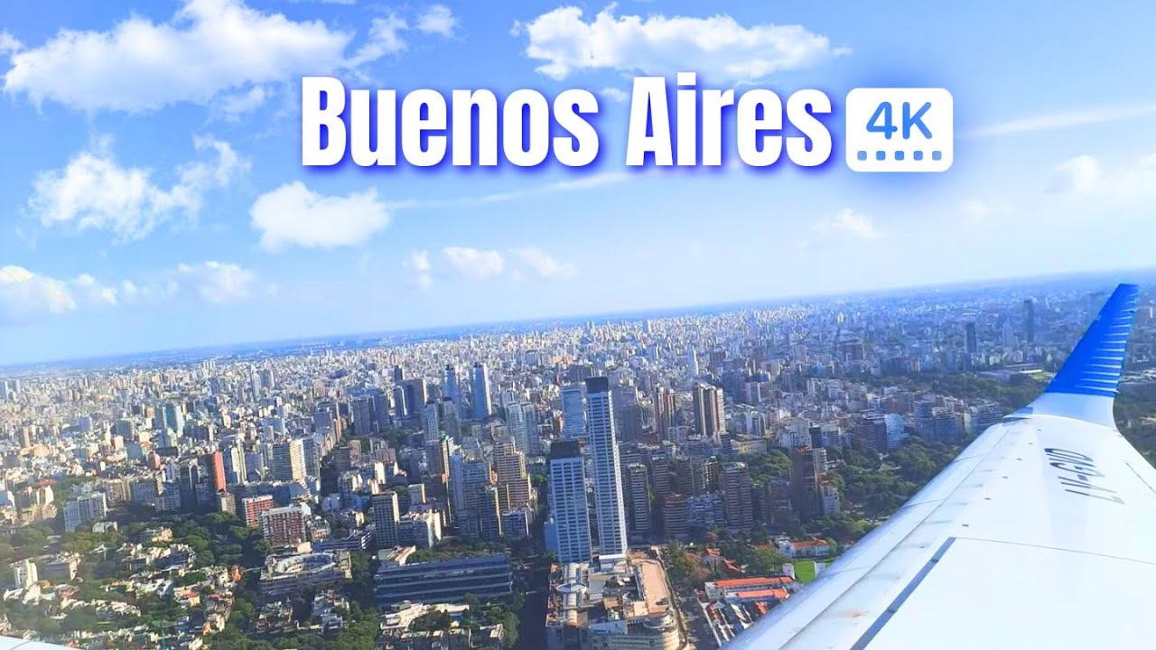 Buenos Aires desde el aire: 4K Espectacular vista #buenosaires #Argentina