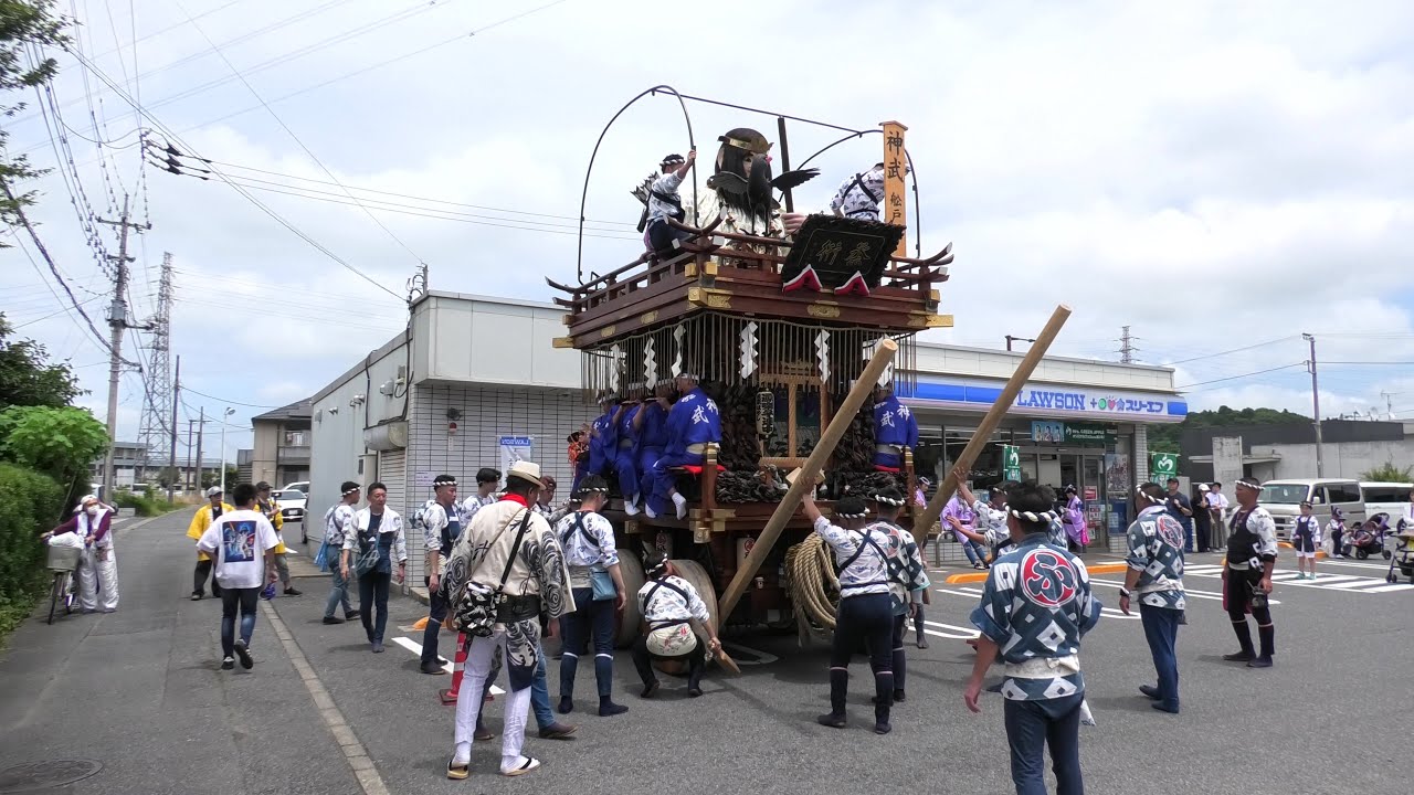 舩戸　本宿祭禮中日の午前（令和七年 佐原の大祭）