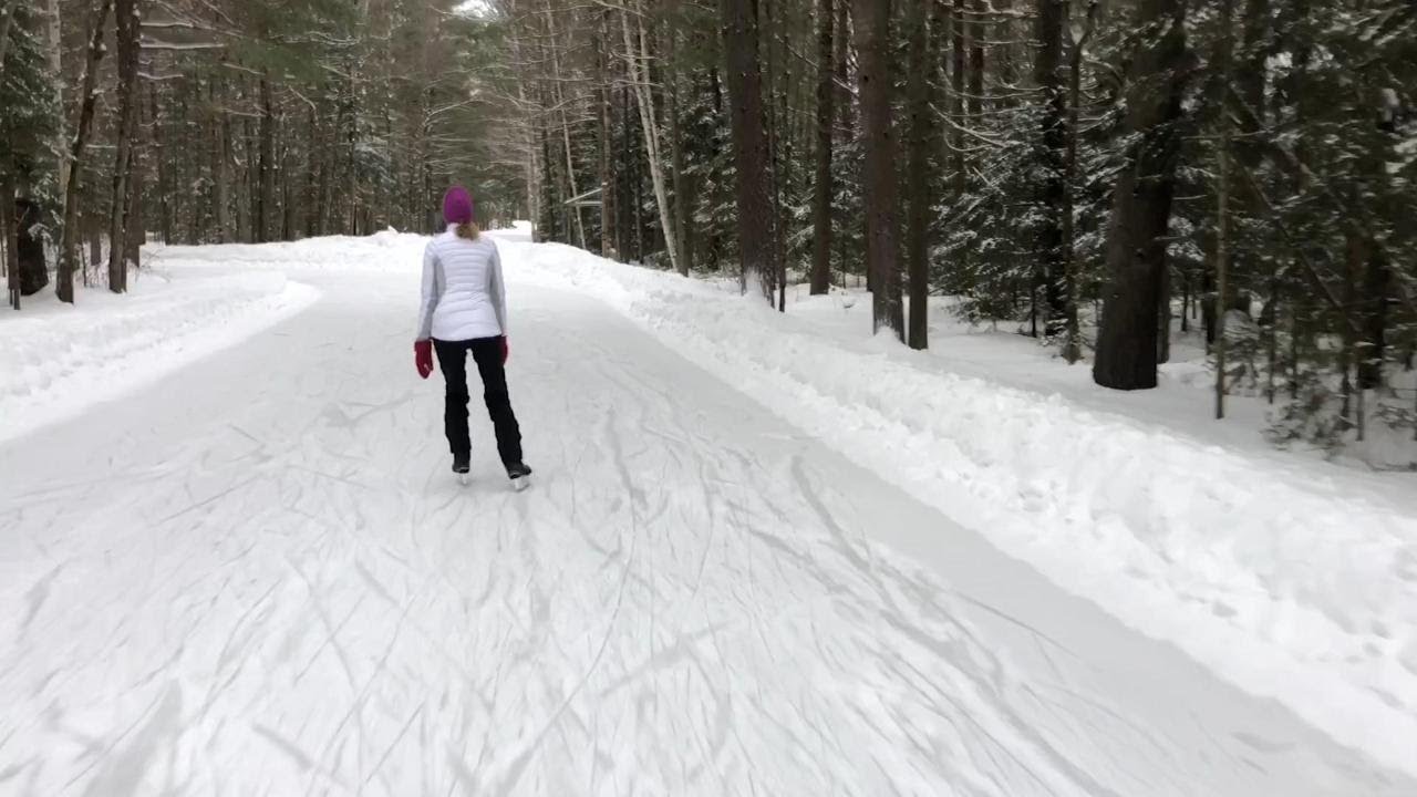 ‘Magical’ skating rink meanders through beautiful forest