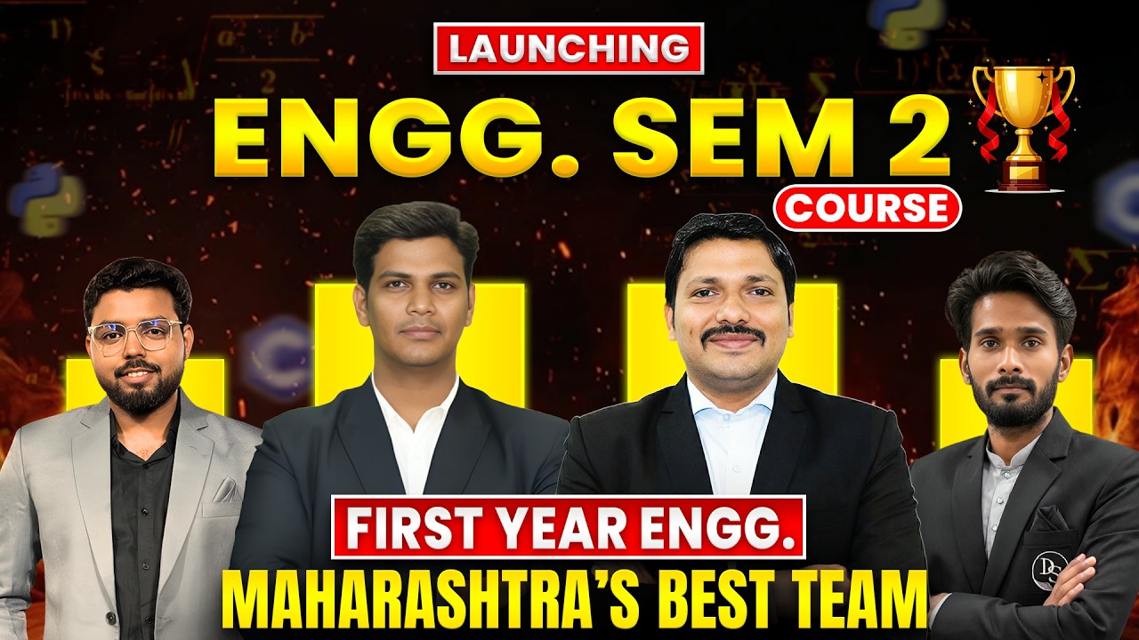 Engineering SEM 2 Courses Launched 🔥 | M2, M4, C, Python, Mechanics | Dinesh Sir Engineering App