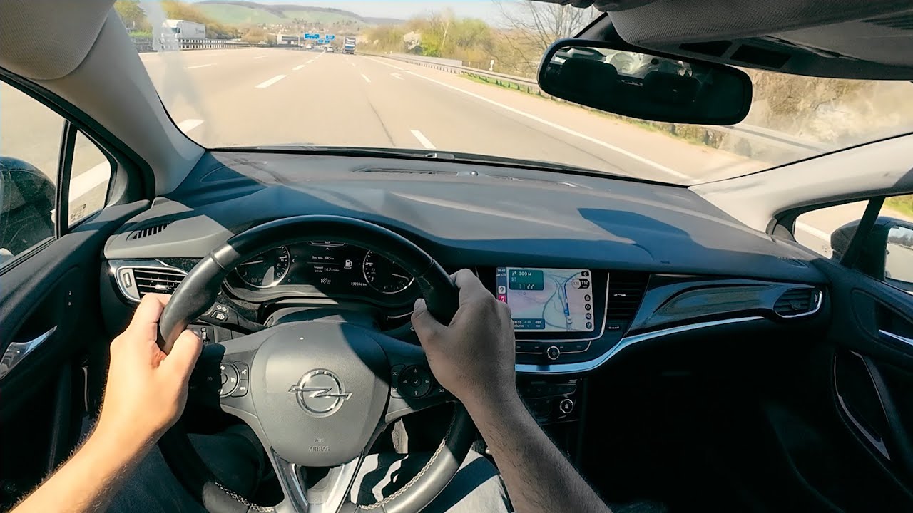 Opel Astra 1.5d 2022 POV TEST DRIVE AUTOBAHN