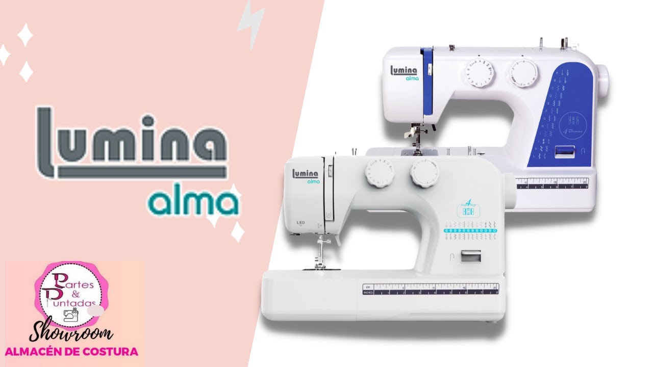 LUMINA Alma. Curso de Manejo . Maquina De coser.  Partes y Puntadas ‐  Hurlingham