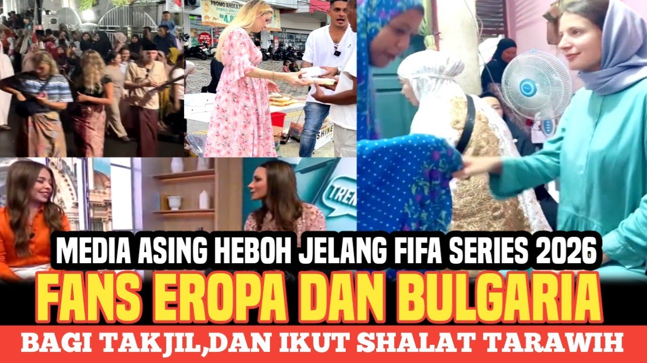 Fans Eropa bagi takjil dan nasi kotak,betah di Indonesia, Bulgaria waspadai Timnas Indonesia 