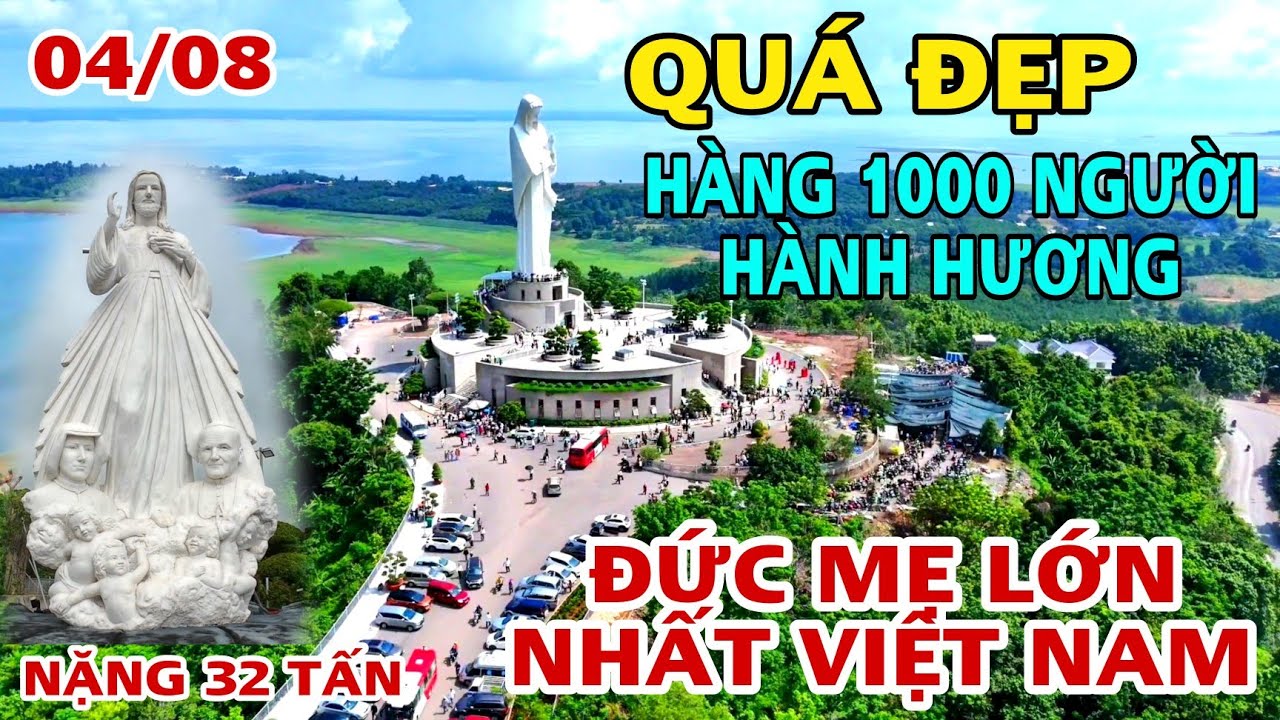ĐƯỜNG TẮT ĐẾN ĐỨC MẸ NÚI CÚI Lớn Nhất Việt Nam . Hàng 1000 Người đến viếng ĐỨC MẸ Vào cuối tuần .