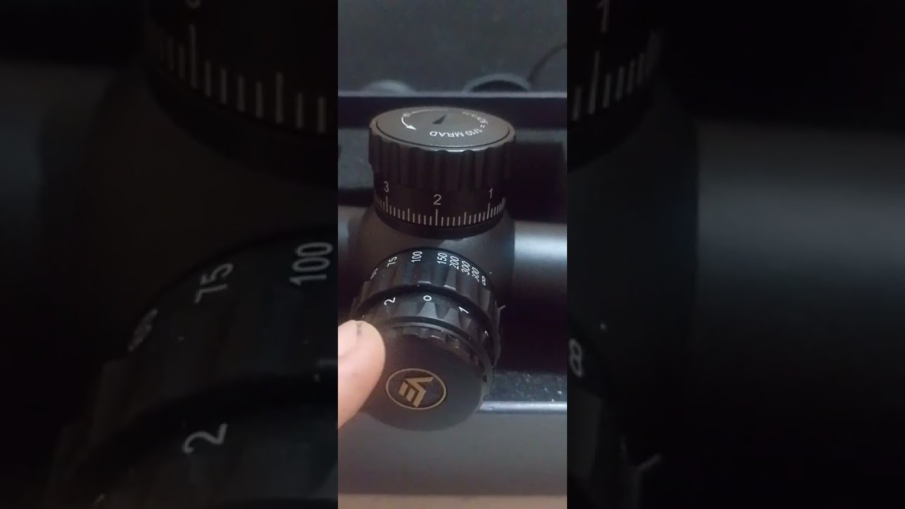 como travar o zero stop da nova luneta Taurus 5-30x56