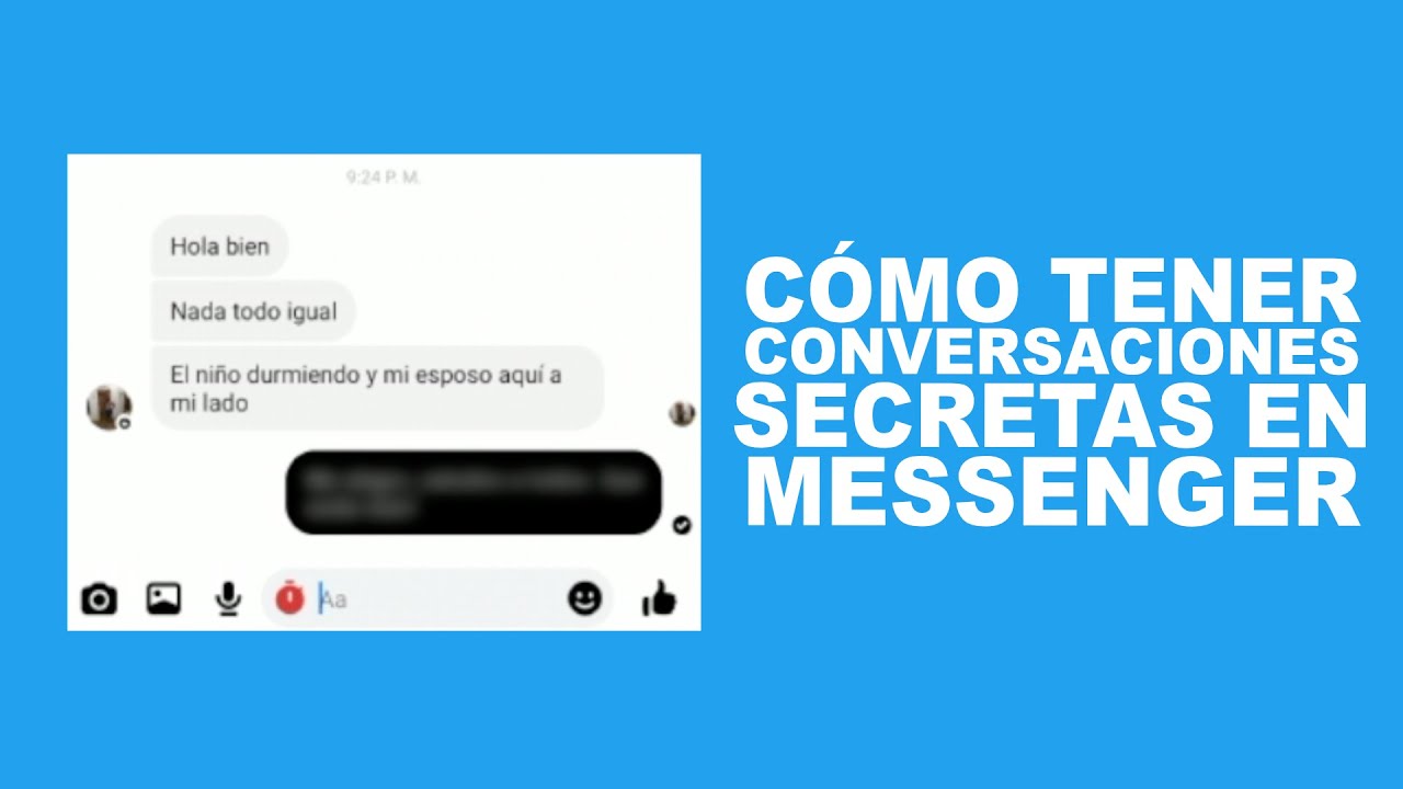 C&oacute;mo tener conversaciones SECRETAS en Facebook Messenger