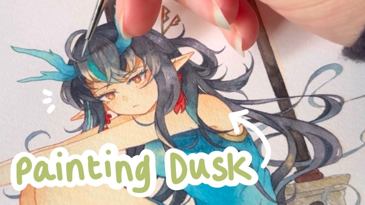 Paint With Me | Watercolour Dusk from Arknights