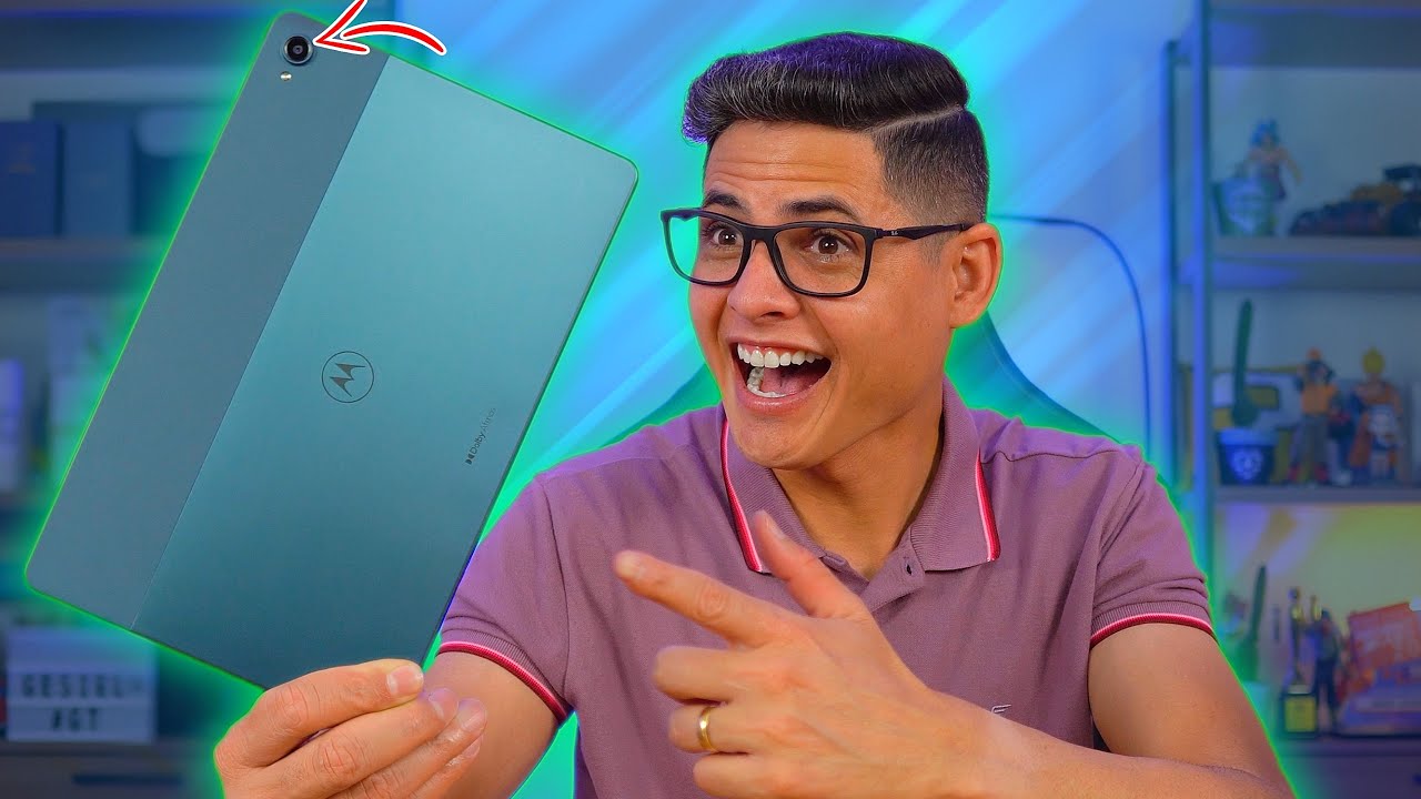 ESSE &eacute; Motorola MOTO TAB G70 - ser&aacute; um bom TABLET para VOC&Ecirc;? Unboxing e Impress&otilde;es