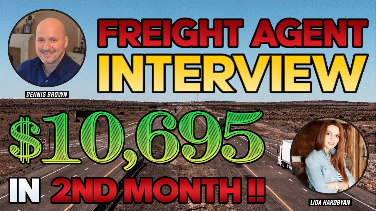 Freight Agent Interview - How this NEW Freight Broker Agent Made $10,695 in Just Her 2nd Month
