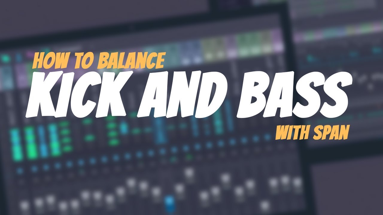How To Balance Kick And Bass To A Referance Track | With SPAN | FL Studio Tutorial