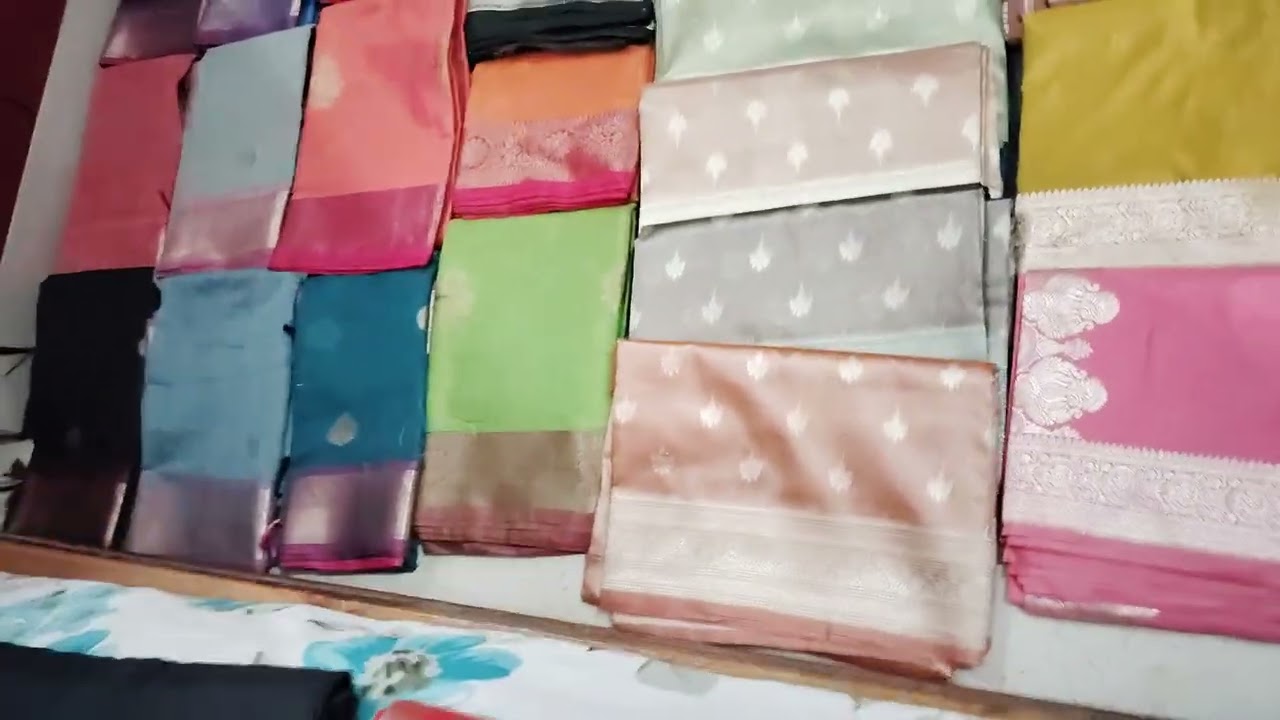 Beautiful banarasi silk saree latest collection 