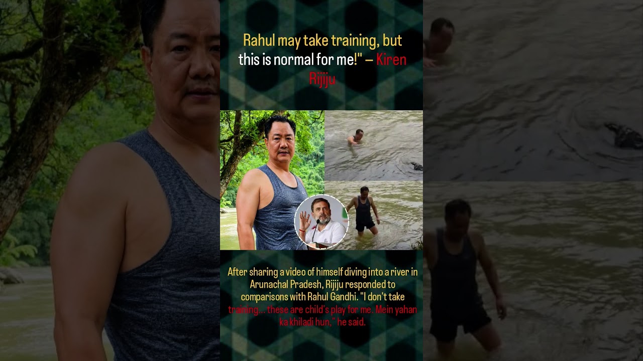 Rijiju's Bold Reply to Rahul Gandhi 🔥#shorts#viral#trending