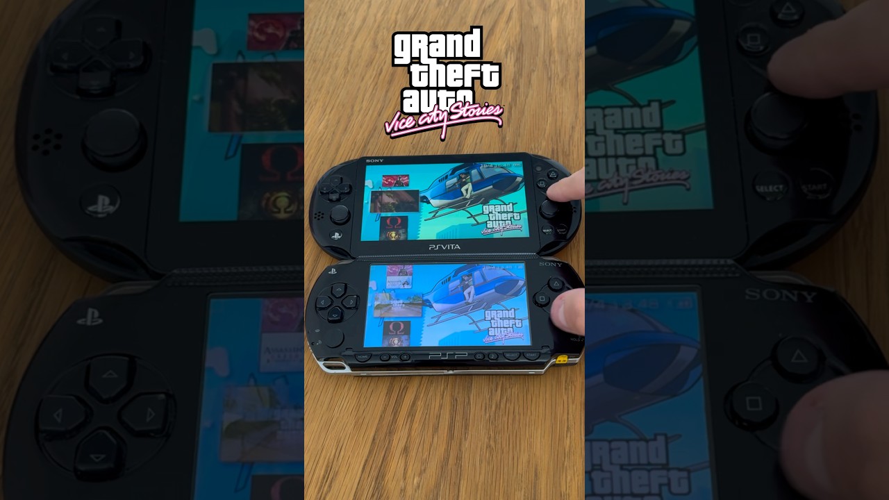 GTA Vice City Stories | PS Vita vs PSP #gta #vicecity #psp #ps #vita #playstation
