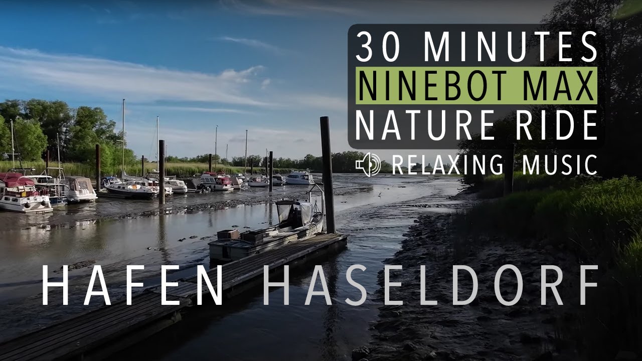 Den ELBDEICH entlang zum HASELDORFER HAFEN