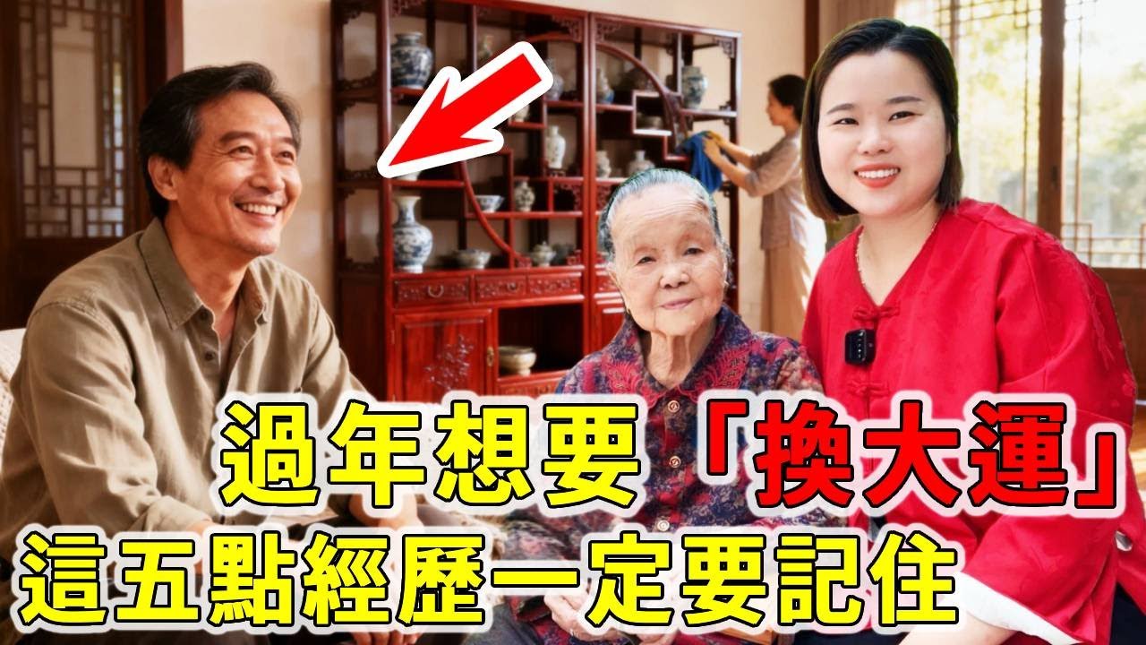新的一年想要換大運，記住這5點生活常識，經歷過的人好日子都來了【大臉妹傳承粵語文化】