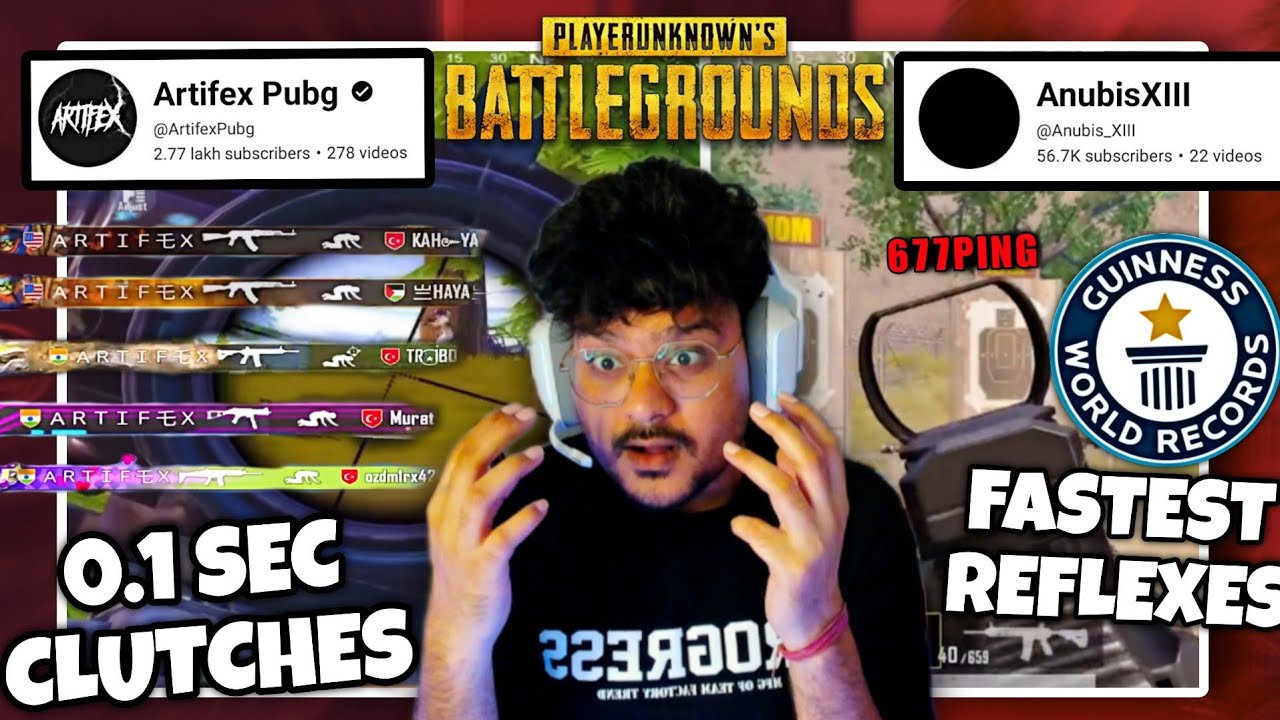 SCOUT SHOCKED AFTER SEEING FASTEST CHINESE PLAYER'S PUBG GAMEPLAY! 😱🎮  @ArtifexPubg & @Anubis_XIII