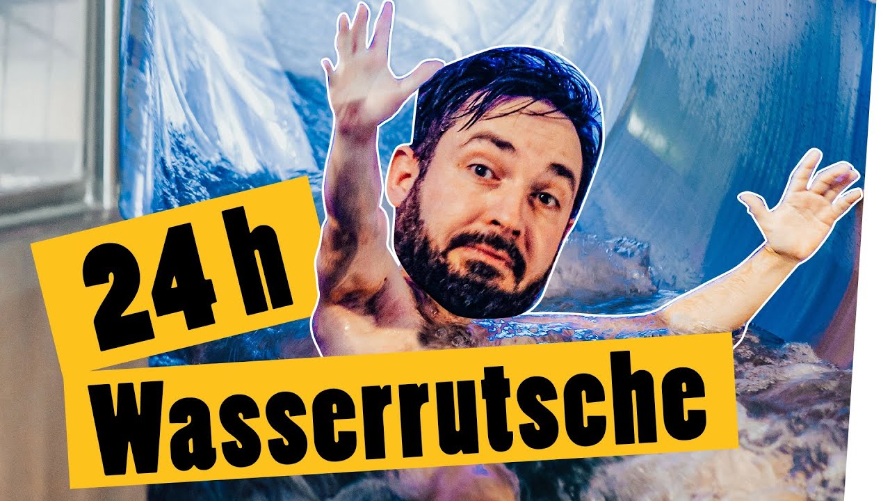 24 Stunden Wasserrutschen Challenge || Das schaffst du nie!