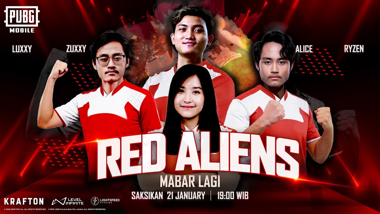 RED ALIENS MAIN CLASSIC LAGI BARENG ALICE