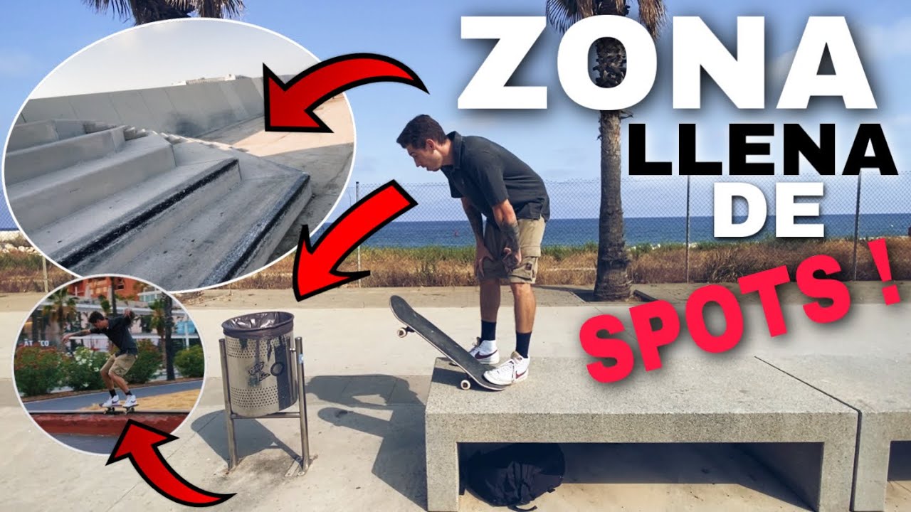 😱 Esta zona de BARCELONA está llena de SKATE SPOTS 😱