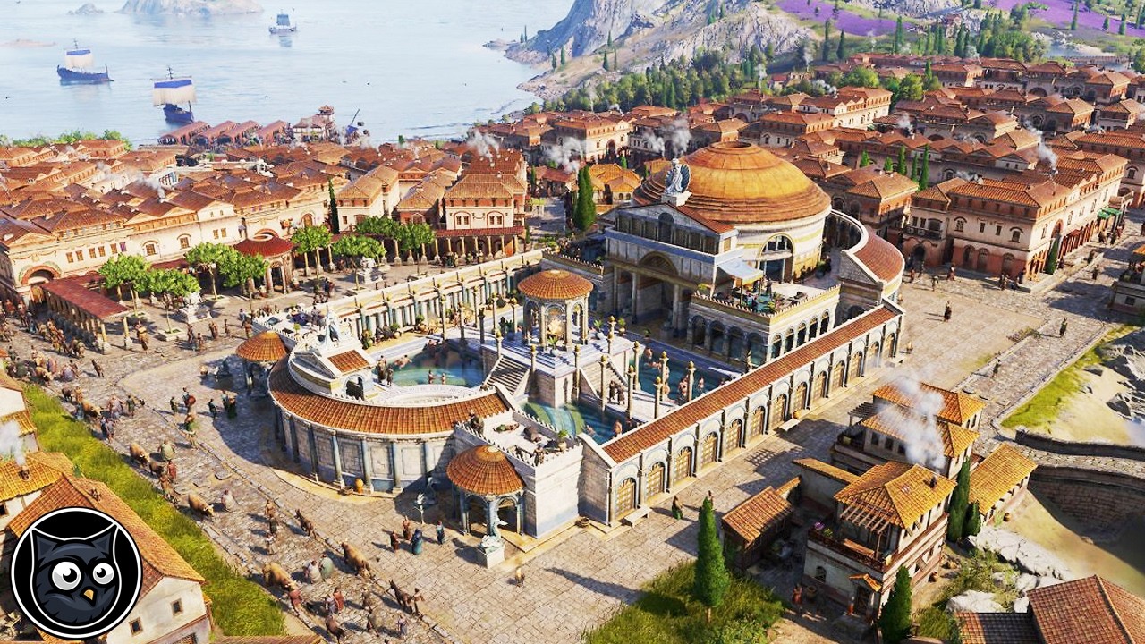 Из города в поселок - Anno 117 Pax Romana | Градостроительный симулятор в режиме повышенной сложн...