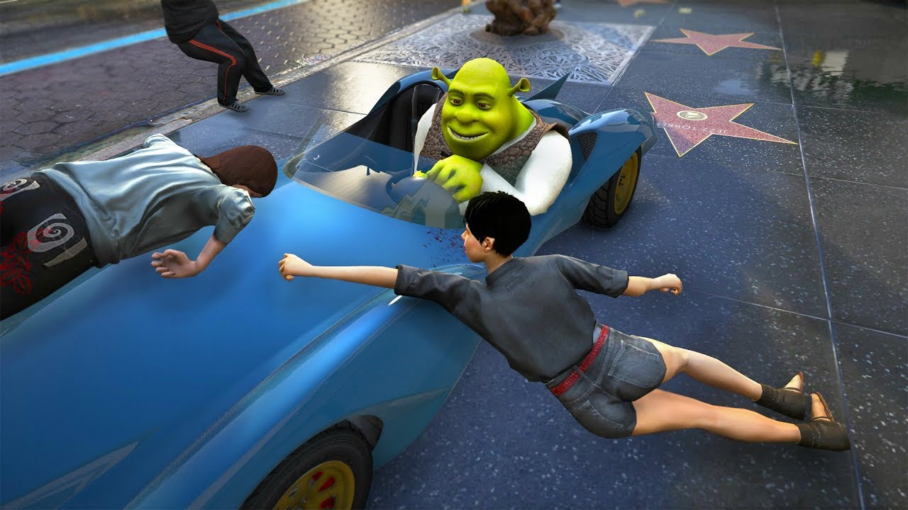 GTA 5 Shrek Crazy Ragdolls Compilation 2K [GTA Mod - Euphoria Physics Funny Moments]