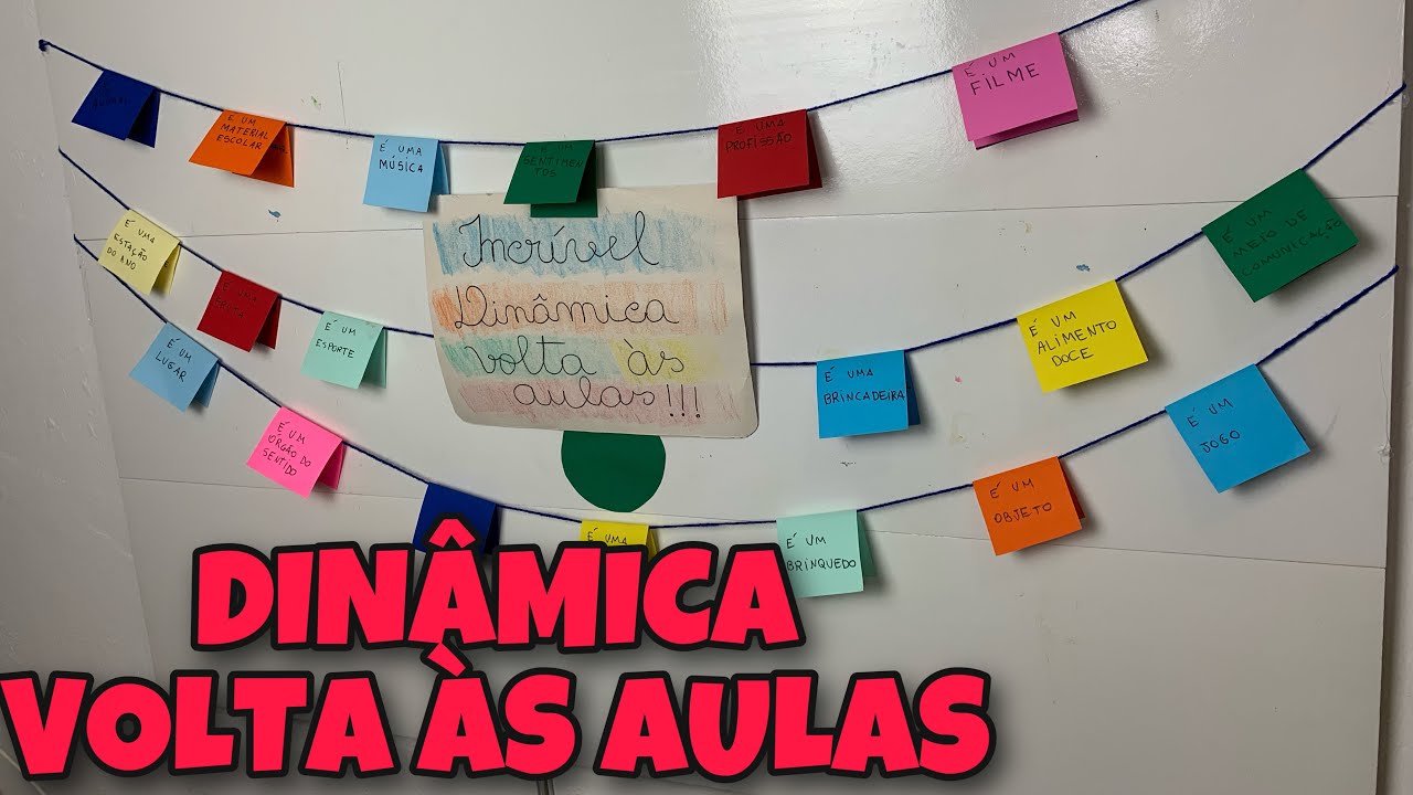 🟡INCRÍVEL DINÂMICA VOLTA ÀS AULAS 2023-