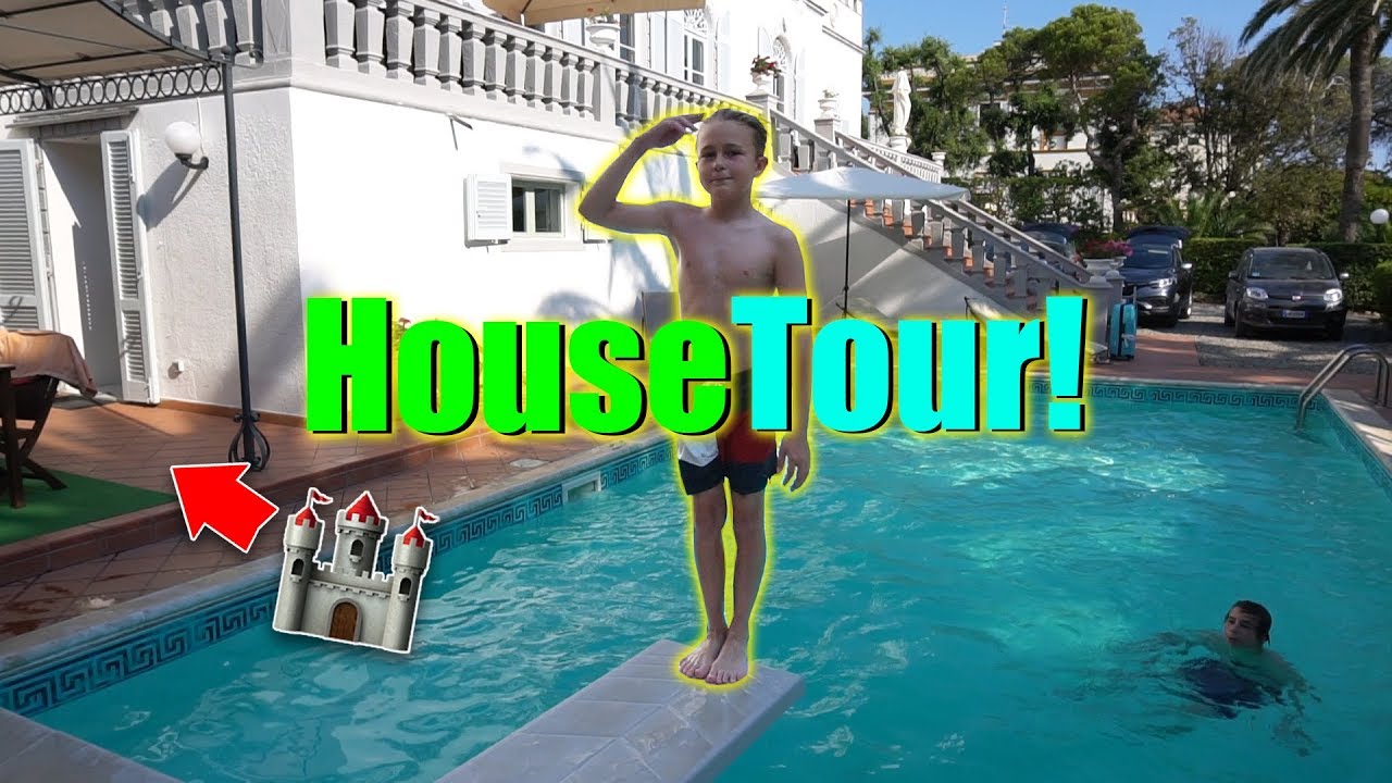 HOUSE TOUR &rarr; ITALIEN! *ett slott*  |  VLOGG  |  Crash Brothers