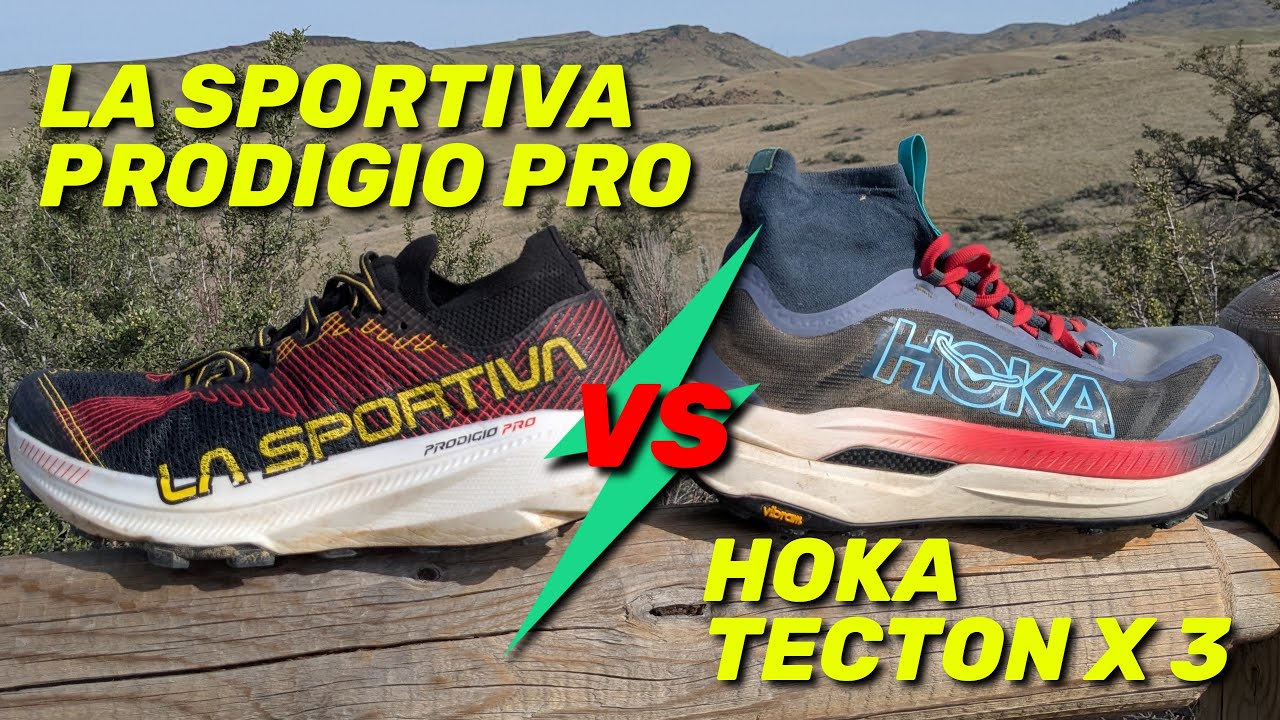 La Sportiva PRODIGIO PRO vs Hoka TECTON X 3 // Comparison & WET TEST!!!