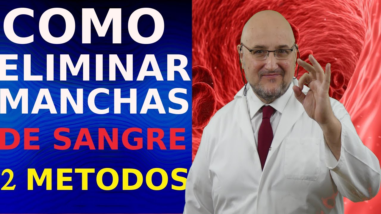 COMO QUITAR MANCHAS de SANGRE  - 2 METODOS 💡💡