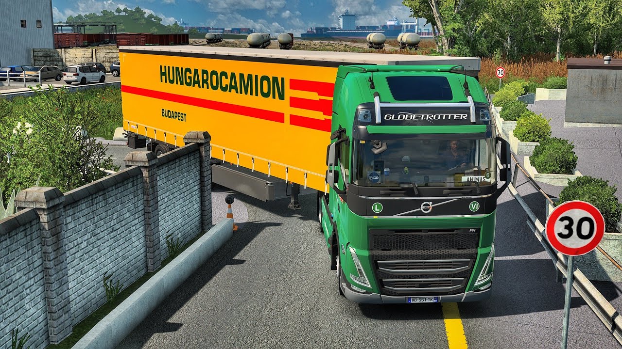 Driving Through Narrow Roads to Countryside | #ets2
