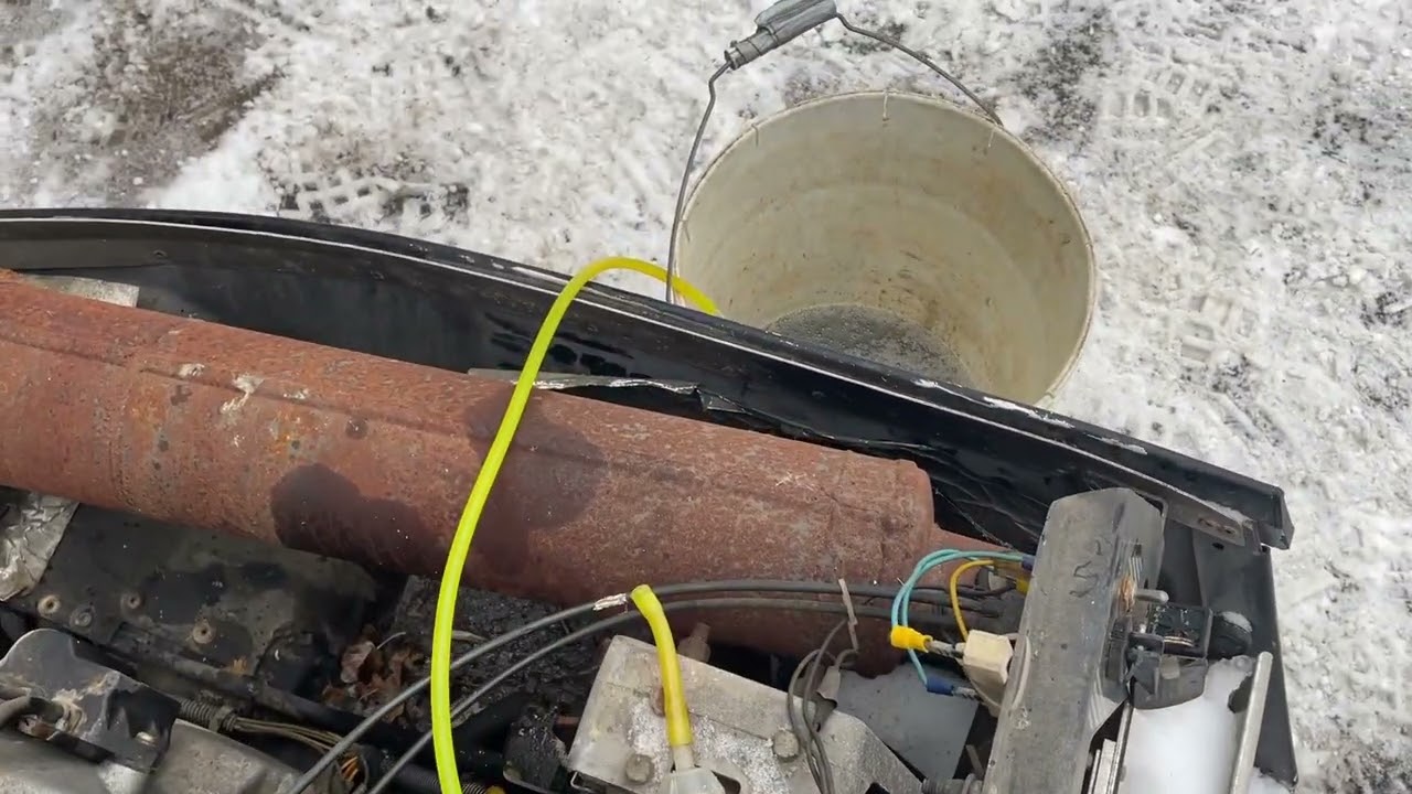 Cleaning a Snowmobile Gas Tank w/out Removing it.