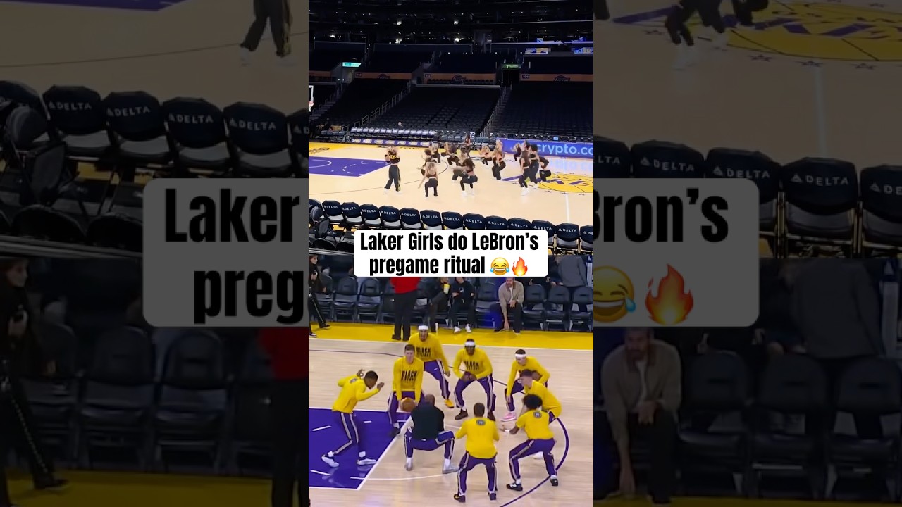 Laker Girls recreated the pregame ritual 🔥 (via LakerGirls)