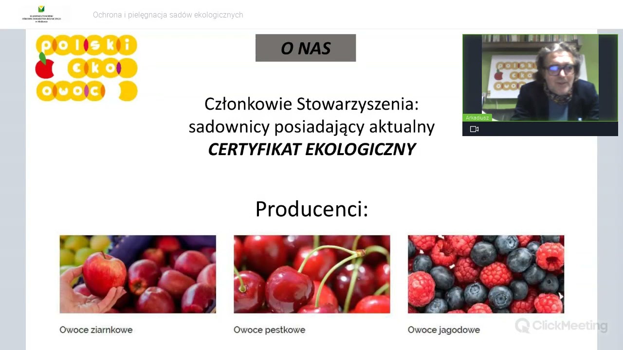 sad ekologiczny - zakładanie, prowadzenie i pielęgnacja  oraz ochrona
