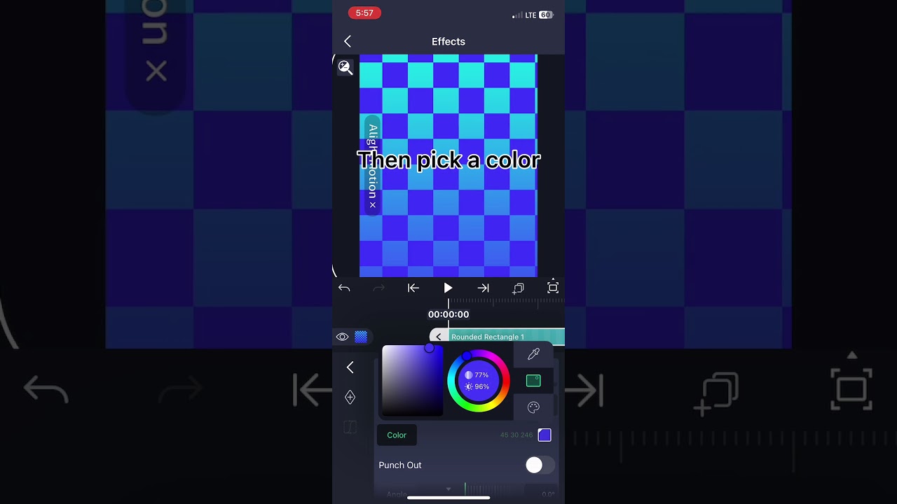 Checker background tutorial for alightmotion (old, was supposed to be for a friend.)
