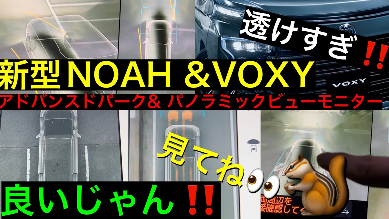 【新型NOAH&VOXY】パノラミックビューモニター悩んだらこれを見てね👀