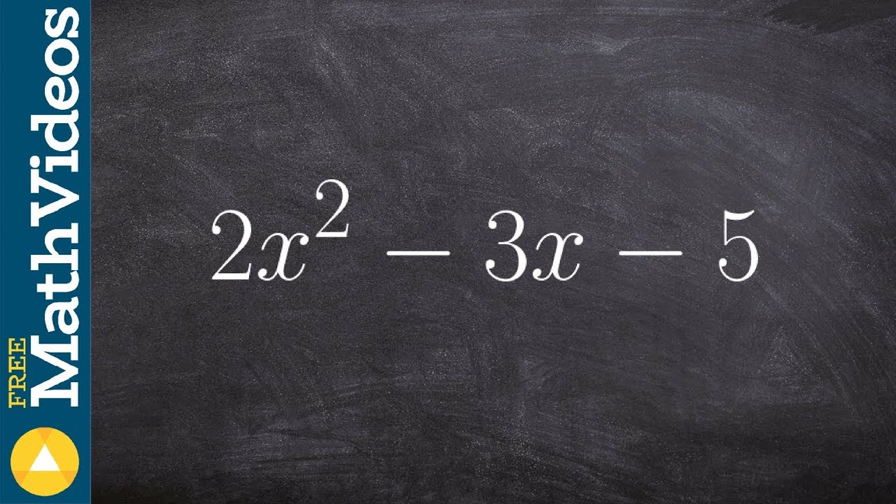 Factoring out using the diamond method when a is greater than one