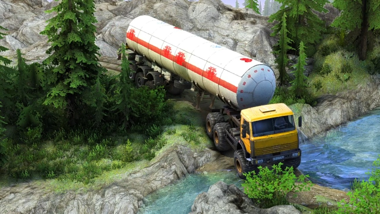 Extreme Roads: this is the most difficult street I played the game play spintires mudrunner