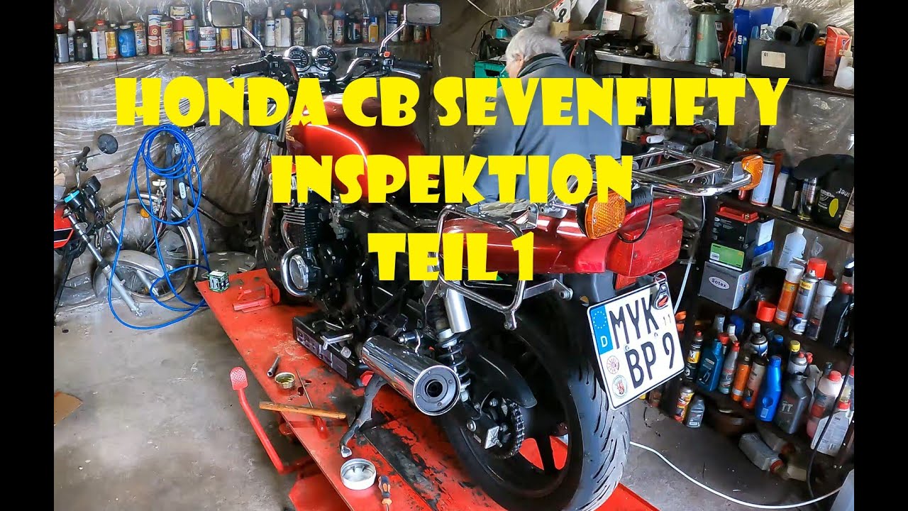 Inspektion an Honda CB SevenFifty Teil 1