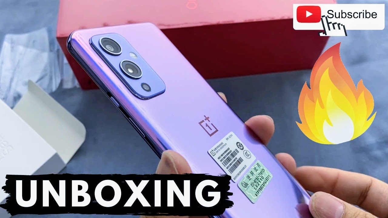 ONEPLUS 9 PURPLE COLOUR UNBOXING