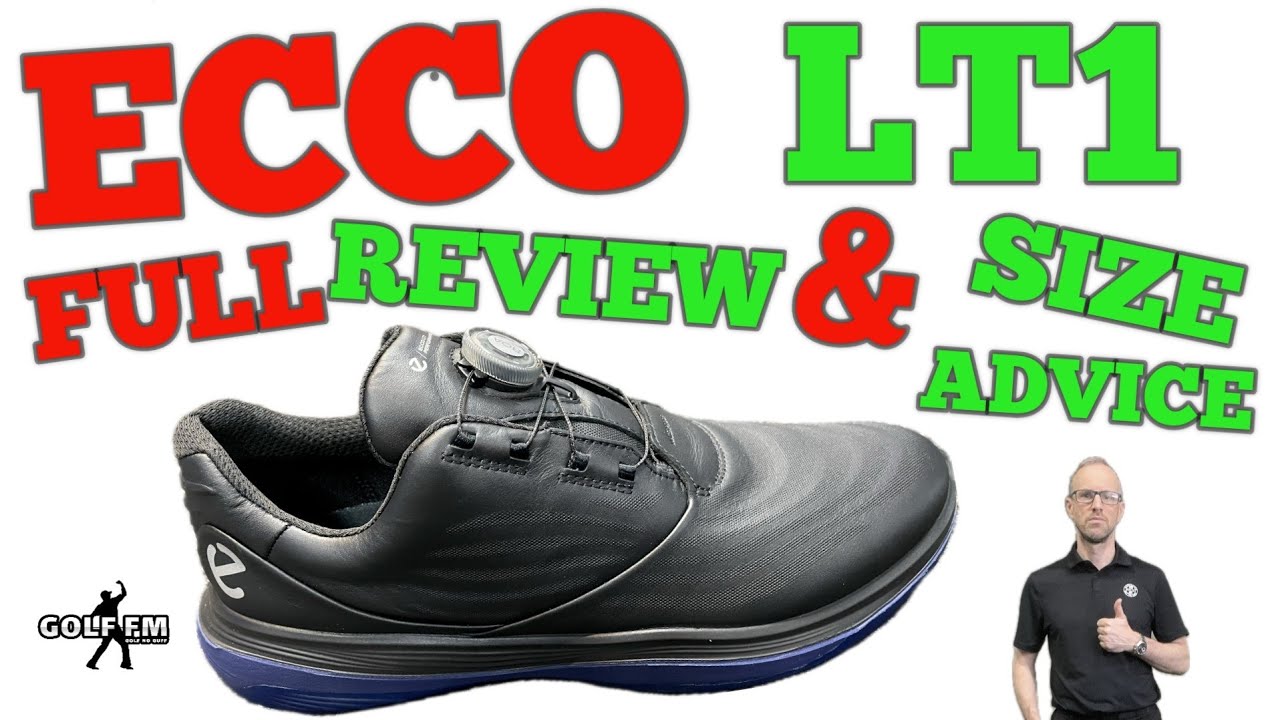 Обзор обуви для гольфа ecco lt1 2024 || GOLF FM