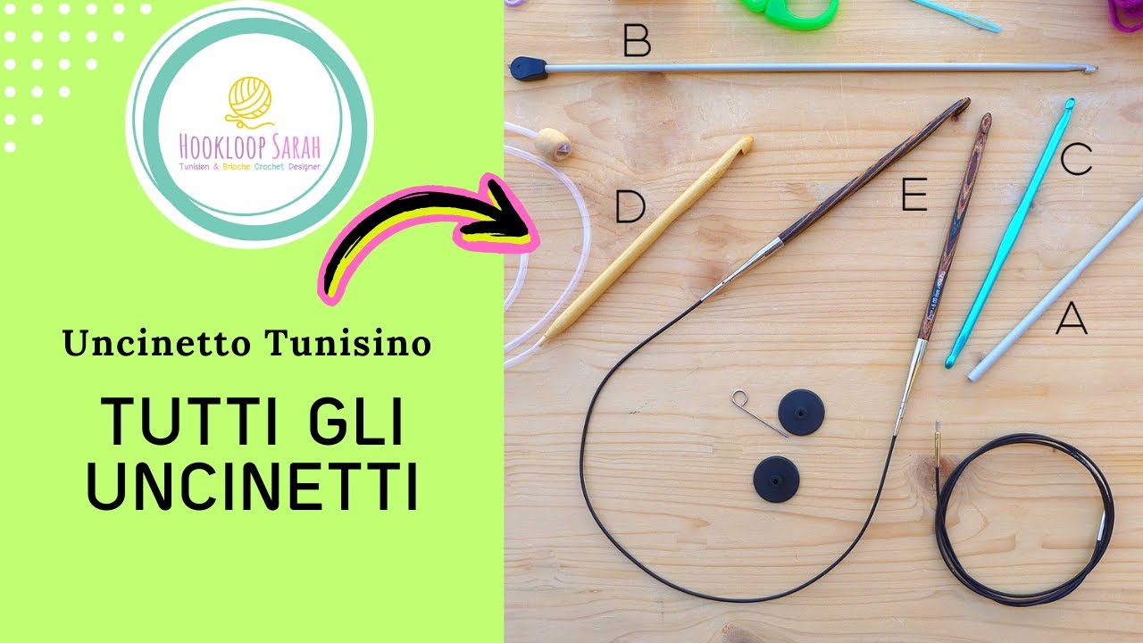 Uncinetto Tunisino - TUTTI GLI UNCINETTI